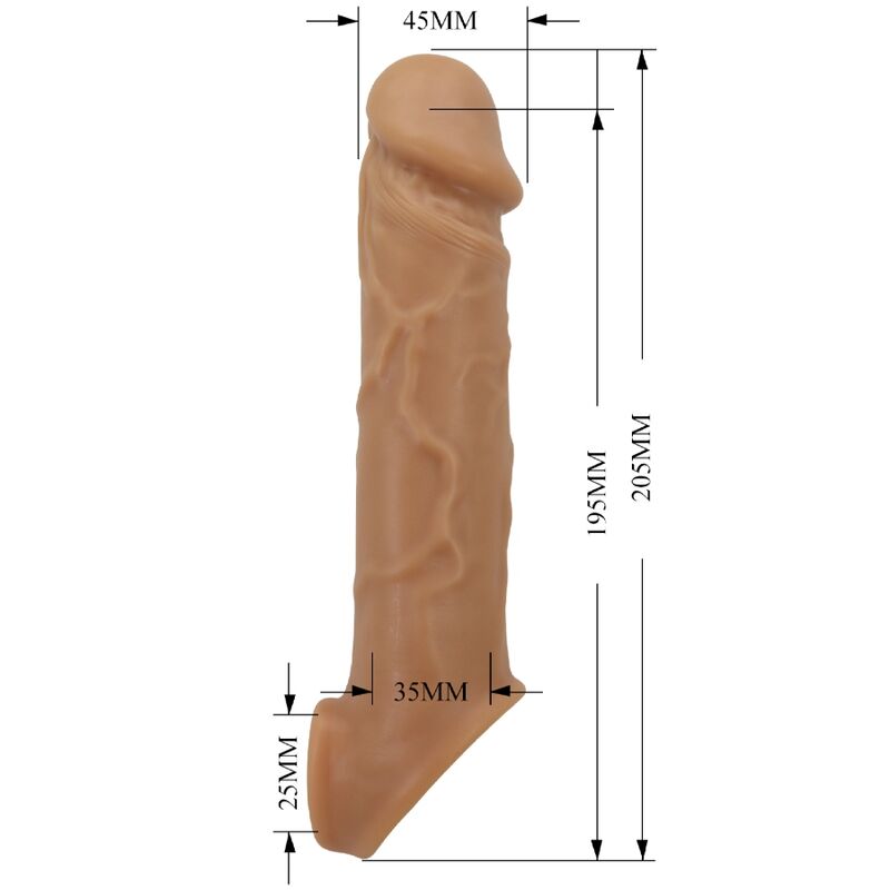 PRETTY LOVE - FUNDA DE PENE EM PELE REALISTA NATURAL