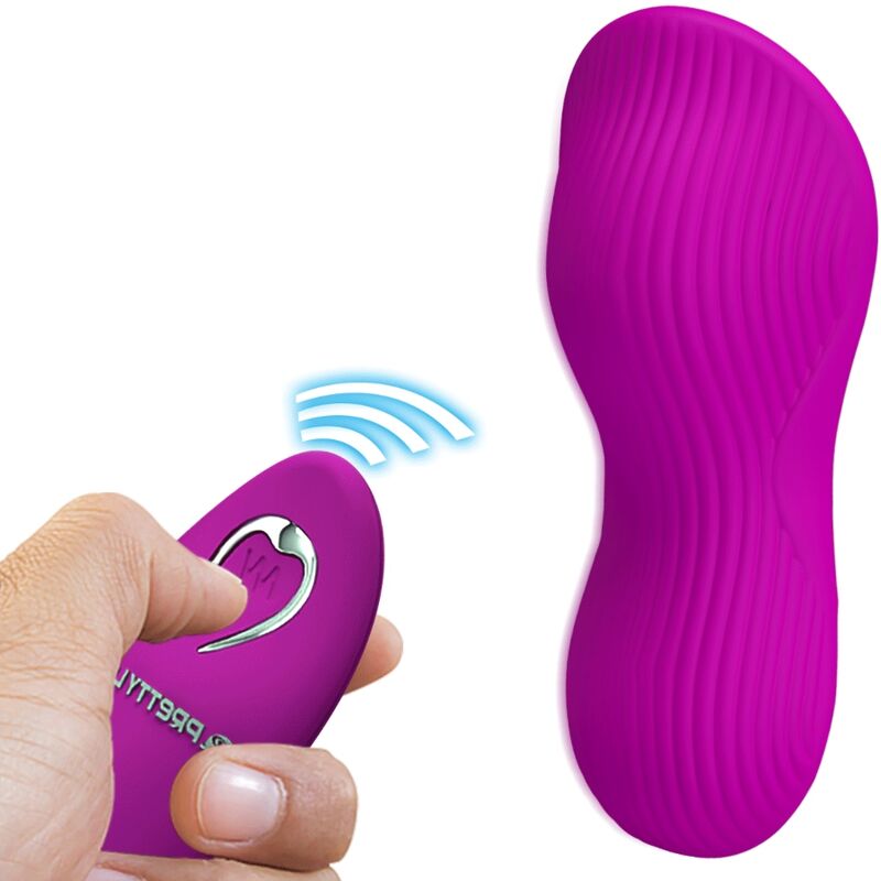 PRETTY LOVE - ROMARIO ESTIMULADOR LAY-ON CLITORIANO COM CONTROLO REMOTO ROSA