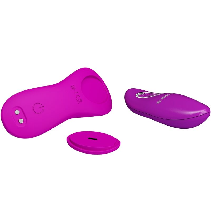 PRETTY LOVE - ROMARIO ESTIMULADOR LAY-ON CLITORIANO COM CONTROLO REMOTO ROSA