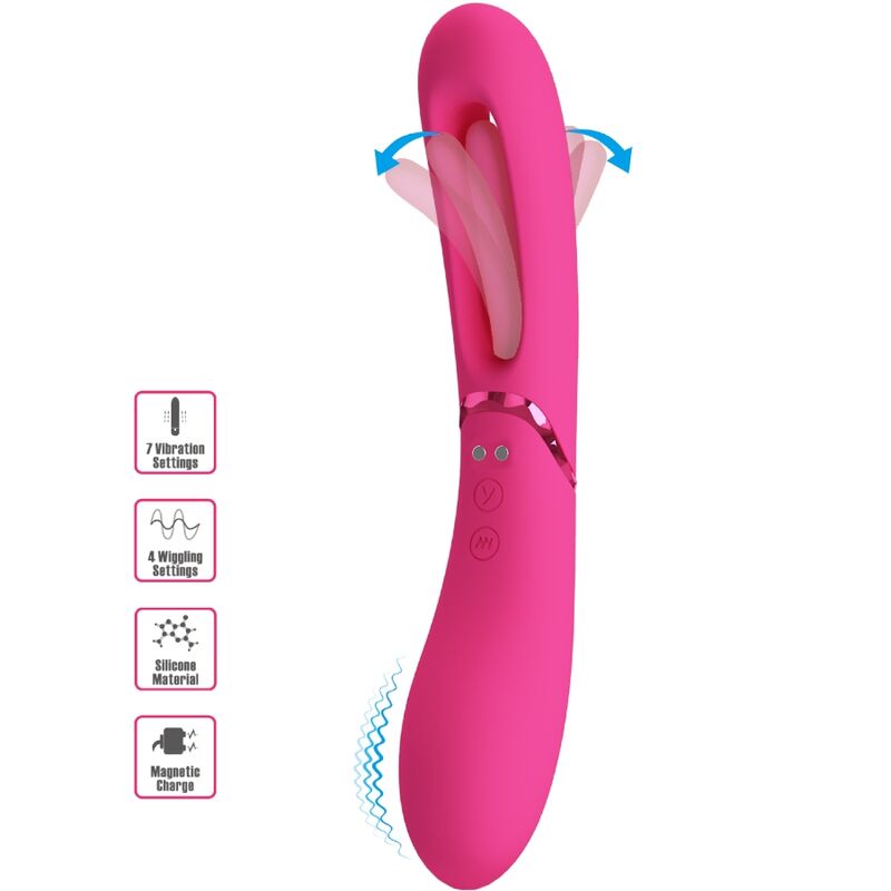 ROMANCE - LEXIE VIBRADOR PONTO G 7 VIBRAÇÕES ROSA