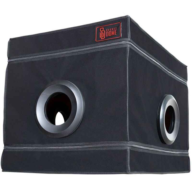 SECRET DOME - KINK CLUB LA NICHE CABIN PRETO E VERMELHO