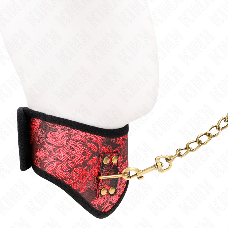 KINK - COLAR COM TRELA EM RENDA 75 CM MODELO SCANDAL 44 X 10 CM