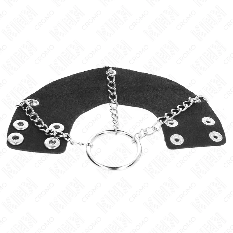 ANEL PENIANO CADEIA METAL COM CINTURÃO DE COURO - Sex Shop Sexy