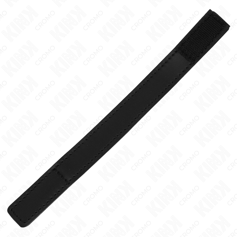 KINK - ANEL PARA PÊNIS EM COURO COM FECHO DE VELCRO 20 X 2 CM