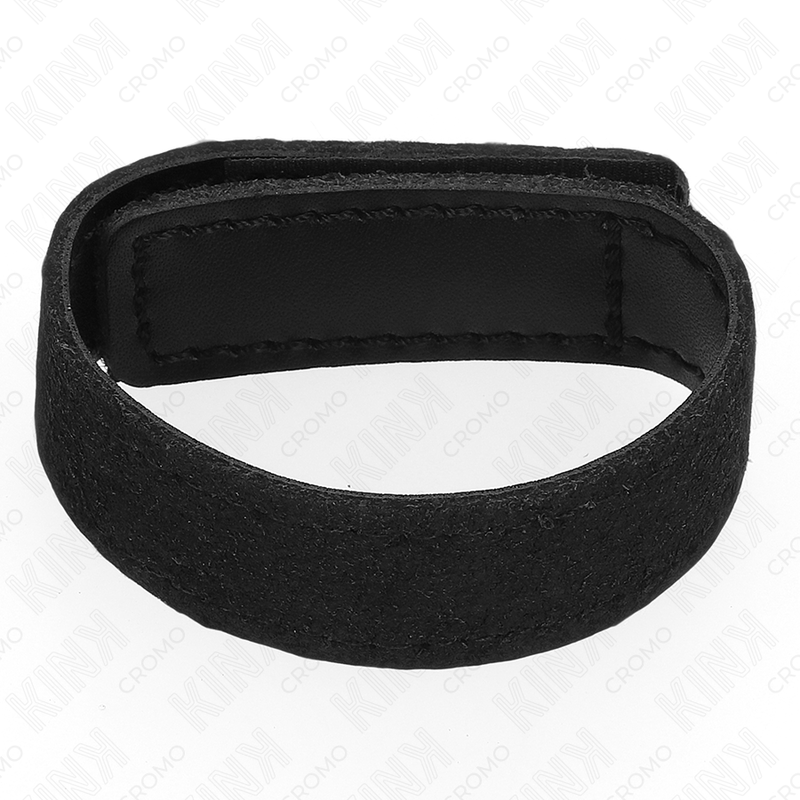 KINK - ANEL PARA PÊNIS EM COURO COM FECHO DE VELCRO 20 X 2 CM