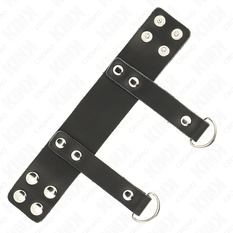 KINK - ANEL PARA PÊNIS COM ARGOLAS EM FORMA DE “D” 18,5 X 3,3 CM