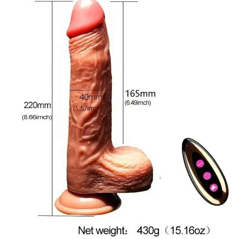 ARMONY - DILDO REALISTA VIBRATÓRIO RECARREGÁVEL