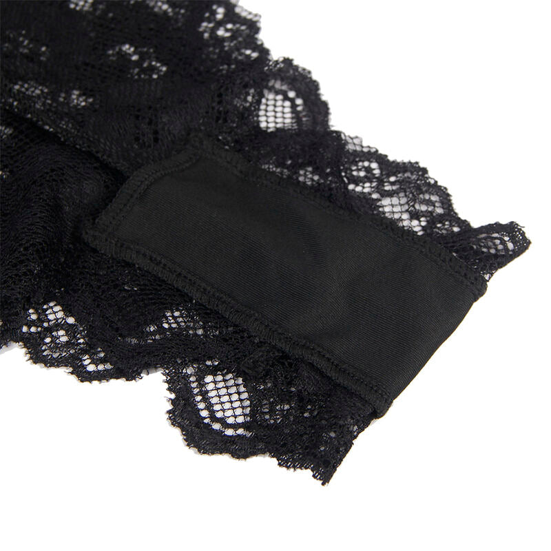 SUBBLIME - 930882 BODY SEXY COM VOLANTES PRETO L/XL