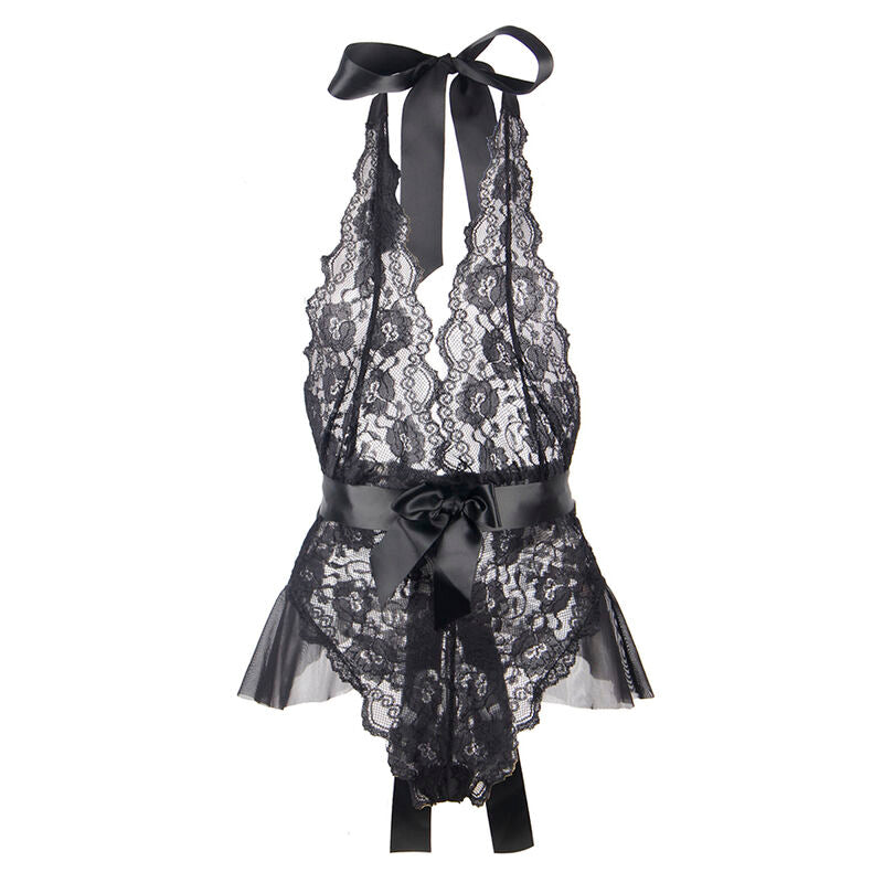 SUBBLIME - 930882 BODY SEXY COM VOLANTES PRETO L/XL