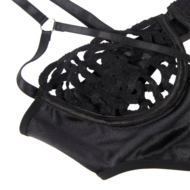 SUBBLIME - 954055 BODY SEXY EM RENDA PRETO S/M