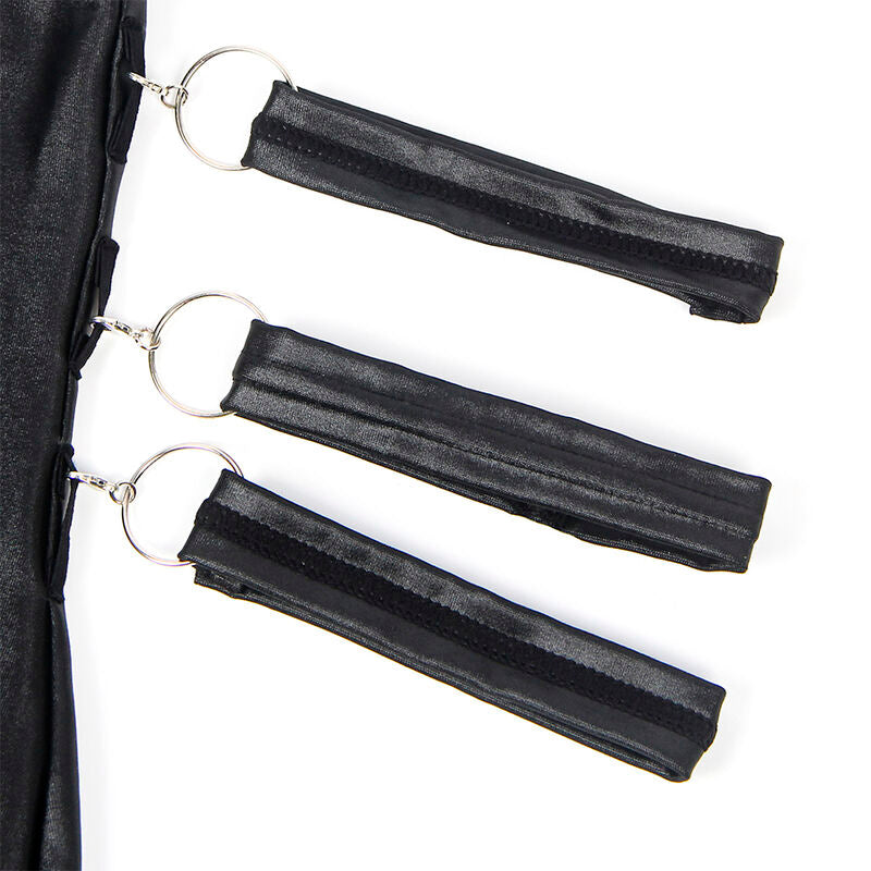 SUBBLIME - 954413 BODY BONDAGE EM COURO PRETO L/XL