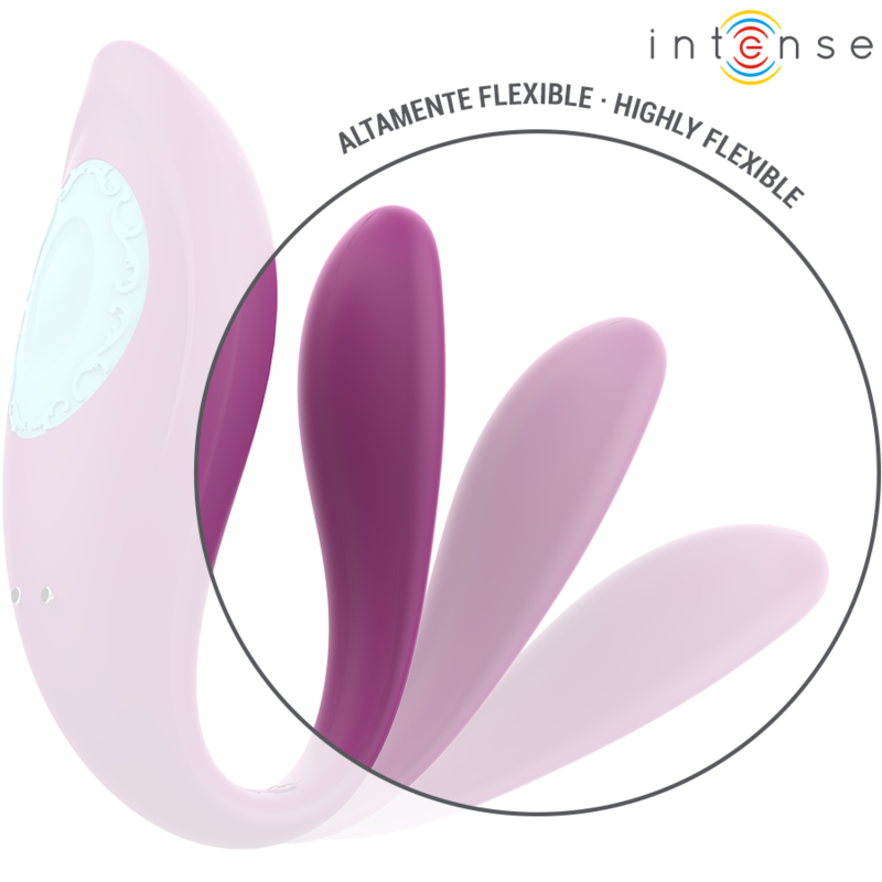 INTENSE - ANNIE ESTIMULADOR & VIBRADOR EM FORMA DE U ROXO COM CONTROLO REMOTO