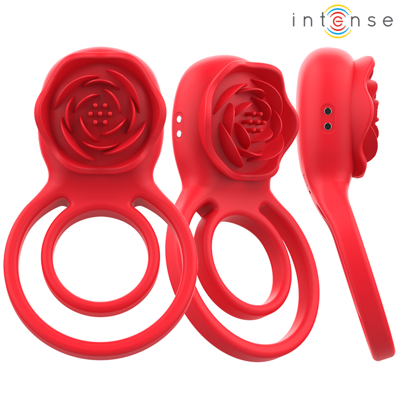 INTENSE - GAIL ESTIMULADOR 10 VIBRAÇÕES VERMELHO COM CONTROLO REMOTO