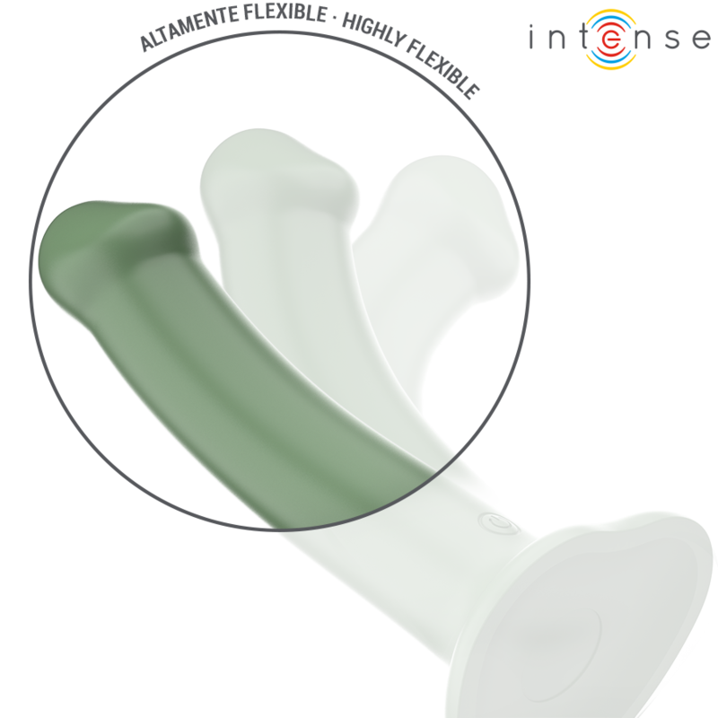 INTENSE - BECCA VIBRADOR COM VENTOSA 10 VIBRAÇÕES VERDE COM CONTROLO REMOTO