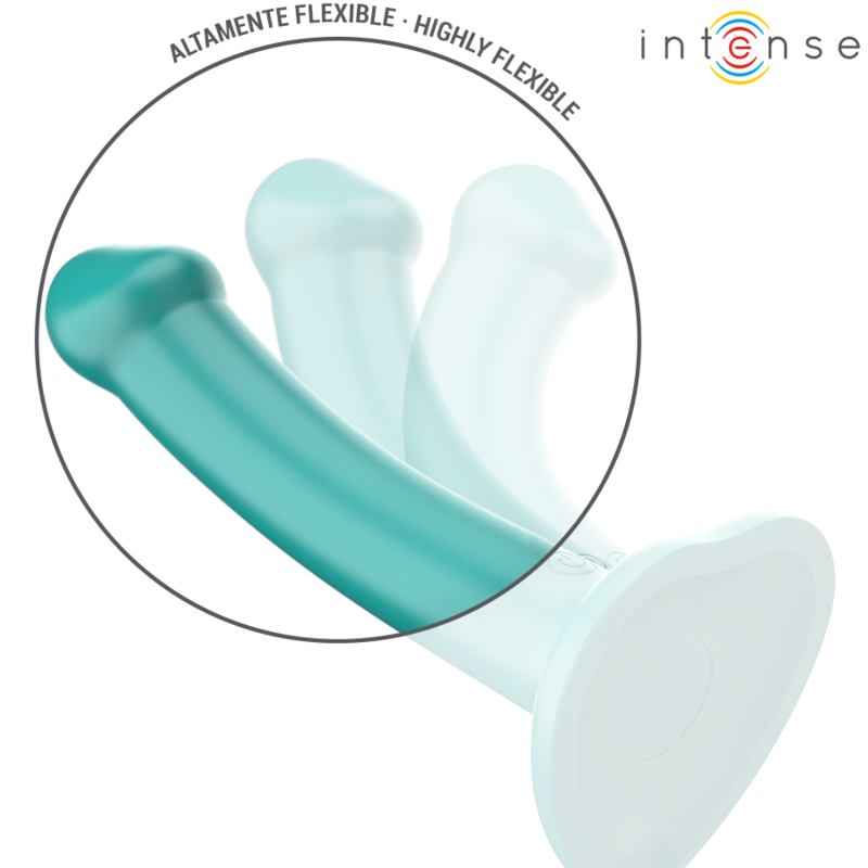 INTENSE - KATIE VIBRADOR COM VENTOSA 10 VIBRAÇÕES AZUL ESCURO COM CONTROLO REMOTO