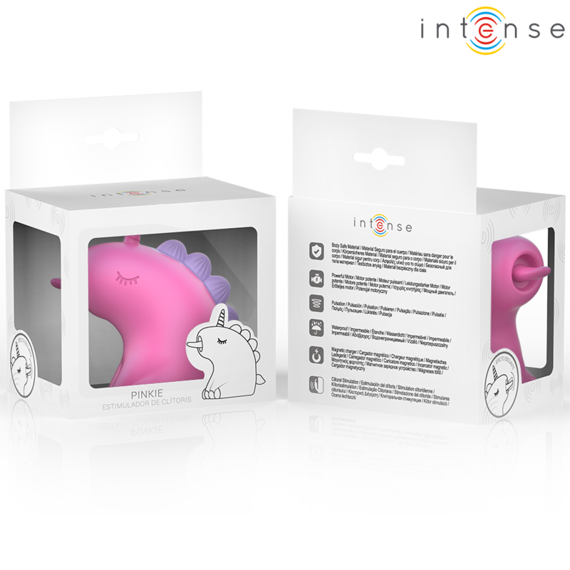 INTENSE - PINKIE ESTIMULADOR COM LÍNGUA ROTATIVA 360º