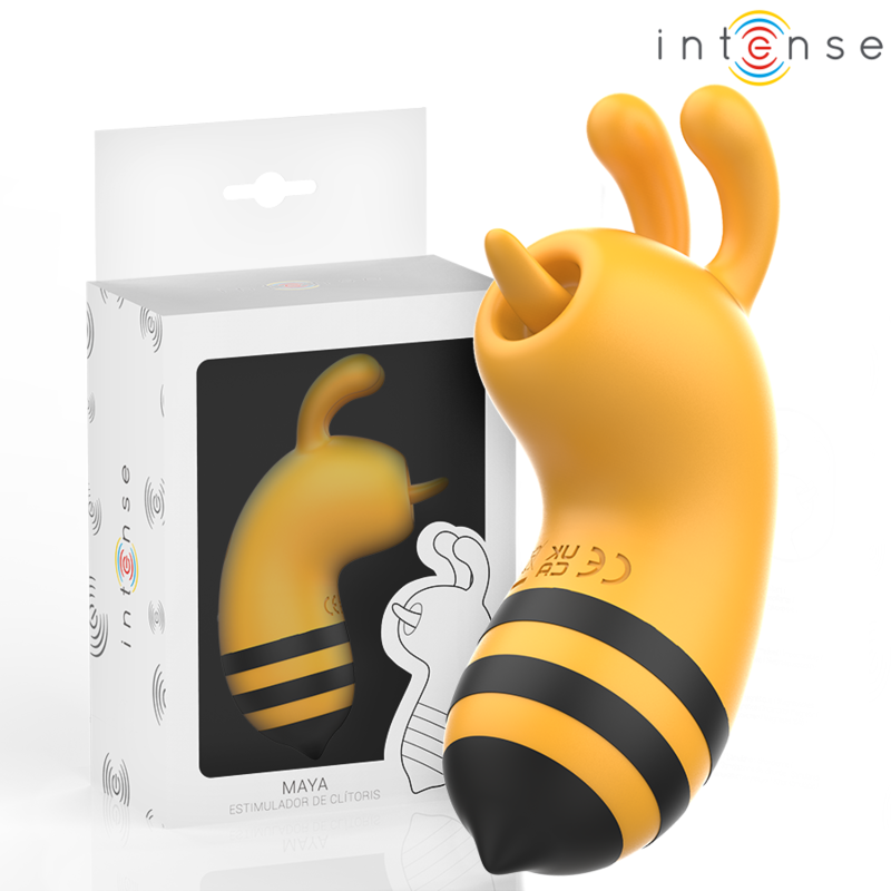 INTENSE - MAYA ESTIMULADOR COM LÍNGUA ROTATIVA 360º