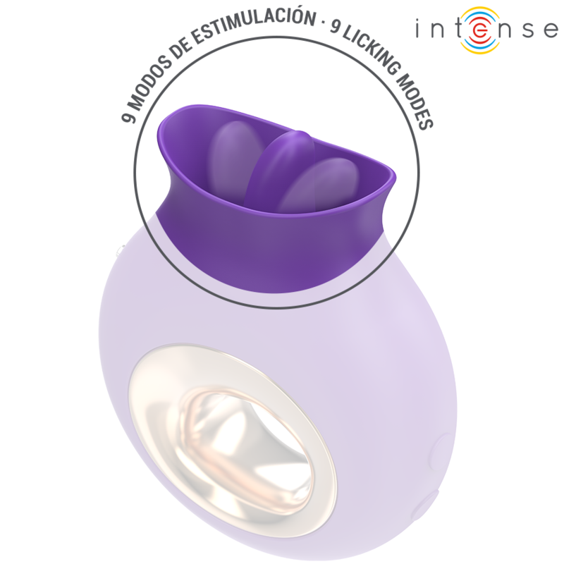 INTENSE - TULI ESTIMULADOR CLITORIANO 9 VIBRAÇÕES & 9 OSCILAÇÕES ROXO