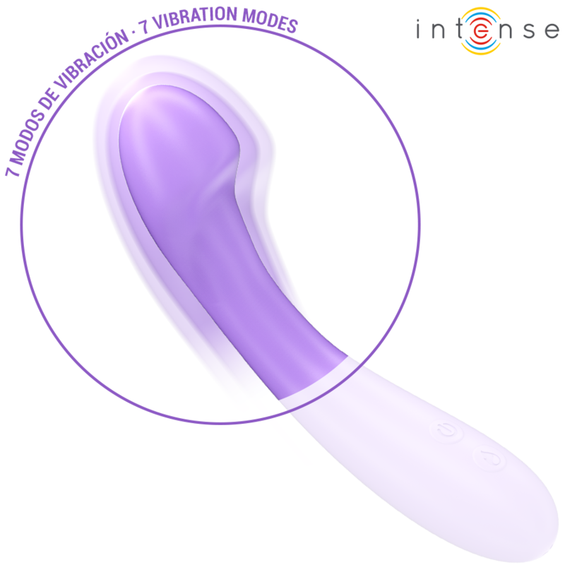 INTENSE - BECKY VIBRADOR 19 CM AQUECIDO 7 VIBRAÇÕES ROXO
