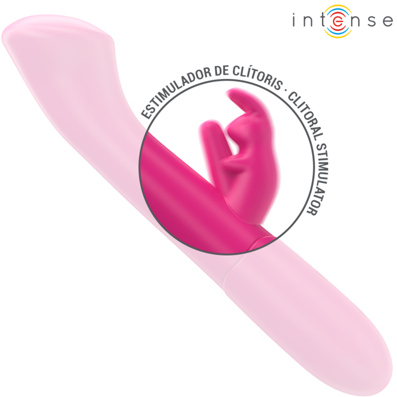 INTENSE - JULIETA VIBRADOR RABBIT 18,6 CM 10 VIBRAÇÕES ROSA