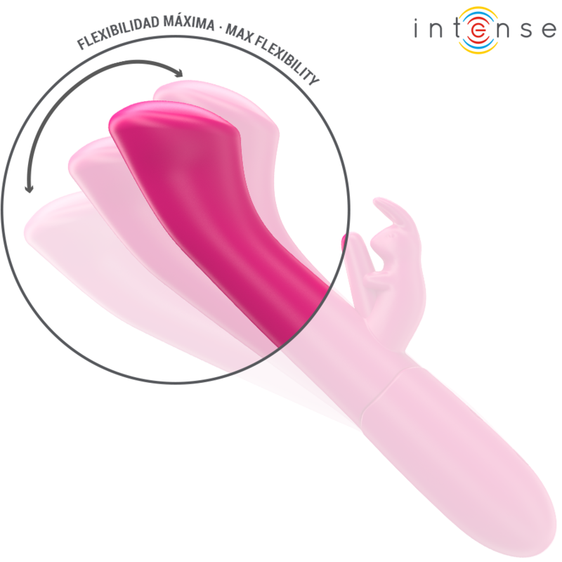 INTENSE - JULIETA VIBRADOR RABBIT 18,6 CM 10 VIBRAÇÕES ROSA