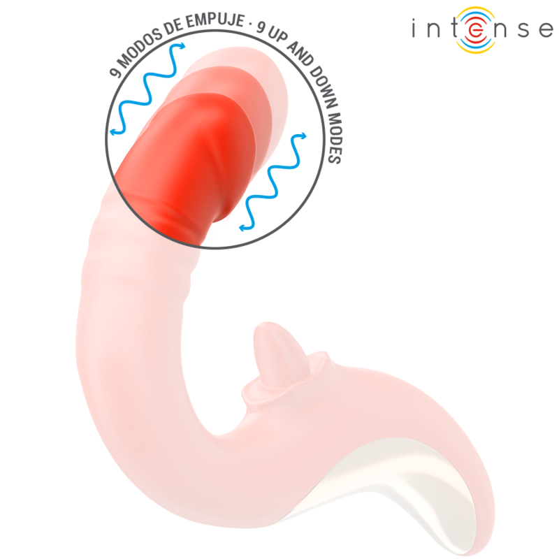INTENSE - PAULINA VIBRADOR & ESTIMULADOR EM FORMA DE U VERMELHO