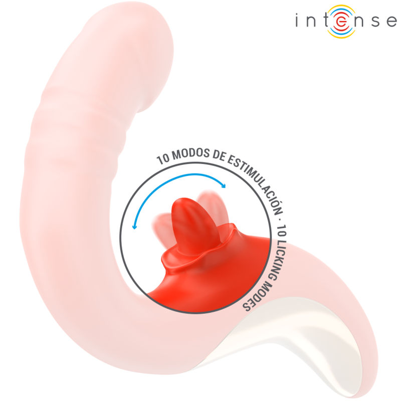 INTENSE - PAULINA VIBRADOR & ESTIMULADOR EM FORMA DE U VERMELHO