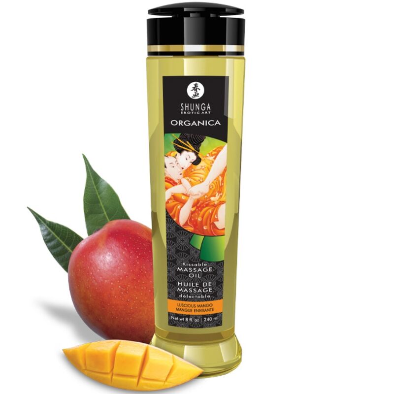 SHUNGA - ÓLEO DE MASSAGEM ORGÂNICO MANGA 240 ML