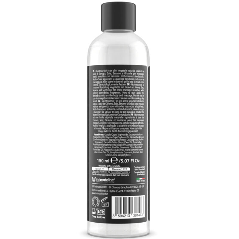 INTIMATELINE LUXURIA - ÓLEO DE MASSAGEM BAGA 150 ML
