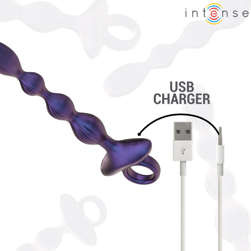 INTENSE - JACKIE PLUG ANAL VIBRADOR MODELO 1 COMANDO REMOTO