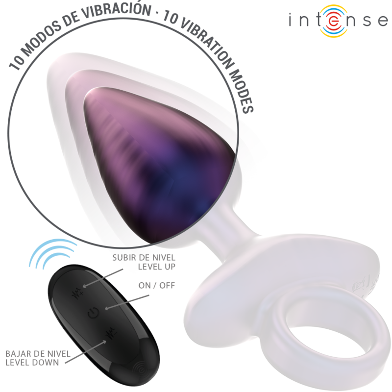 Intense - Michael Vibrador Anal Plug Modelo 2 Controle Remoto