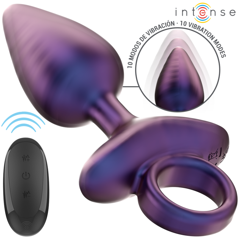 Intense - Michael Vibrador Anal Plug Modelo 2 Controle Remoto