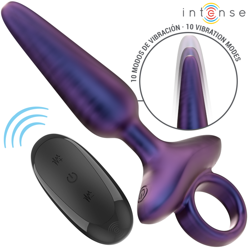 Intense - Marlon Vibrador Anal Plug Modelo 4 Controle Remoto