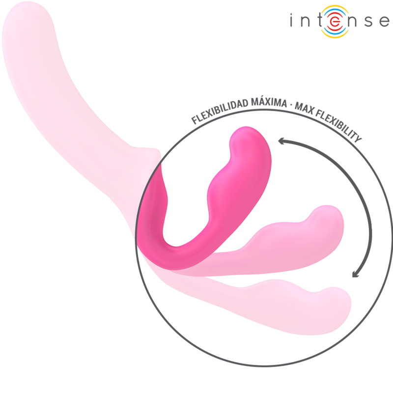 INTENSE - AMY VIBRADOR DUPLO 20CM ROSA COM CONTROLO REMOTO