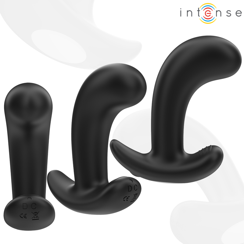 INTENSE - CHANDLER PLUG ANAL 10 VIBRAÇÕES PRETO COMANDO REMOTO
