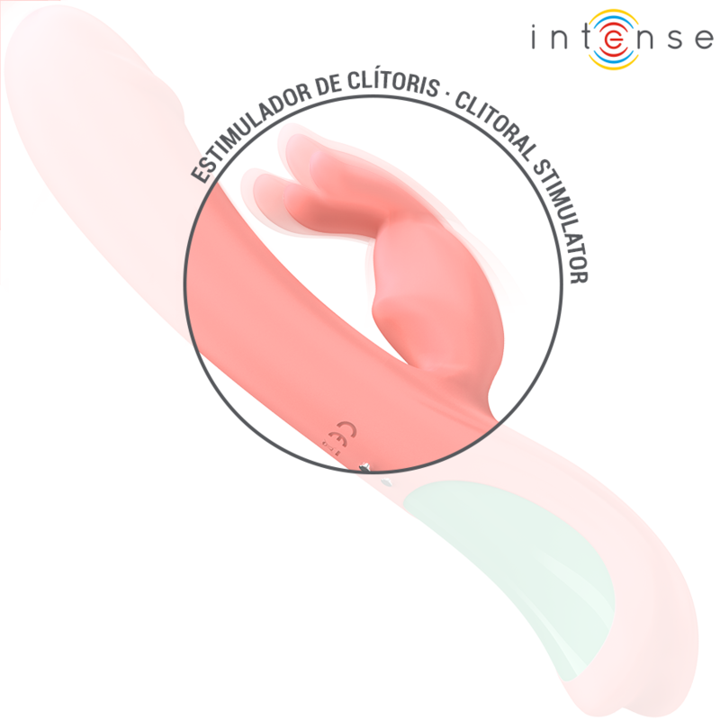 INTENSE - RACHEL VIBRADOR RABBIT 5 VIBRAÇÕES ROSA
