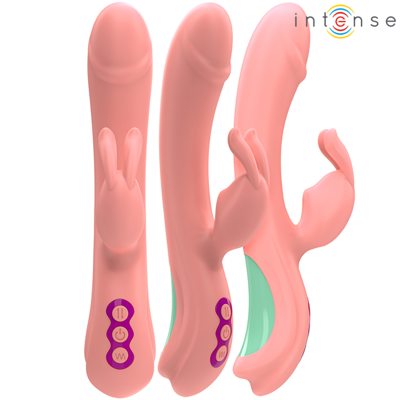 INTENSE - RACHEL VIBRADOR RABBIT 5 VIBRAÇÕES ROSA