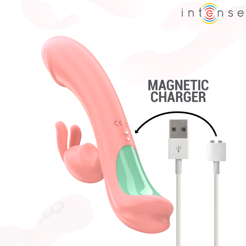 INTENSE - RACHEL VIBRADOR RABBIT 5 VIBRAÇÕES ROSA