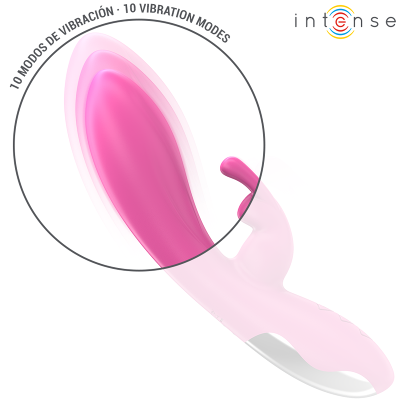INTENSE - RANDALL VIBRADOR RABBIT 10 VIBRAÇÕES ROSA
