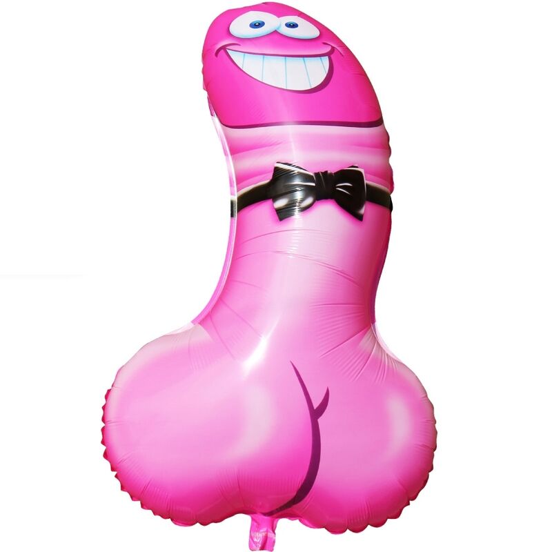 DIABLO PICANTE - BALÃO DE FESTA FORMA PÊNIS ROSA
