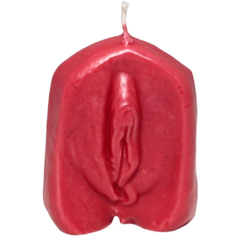 DIABLO PICANTE - VELA FORMA VAGINA VERMELHA