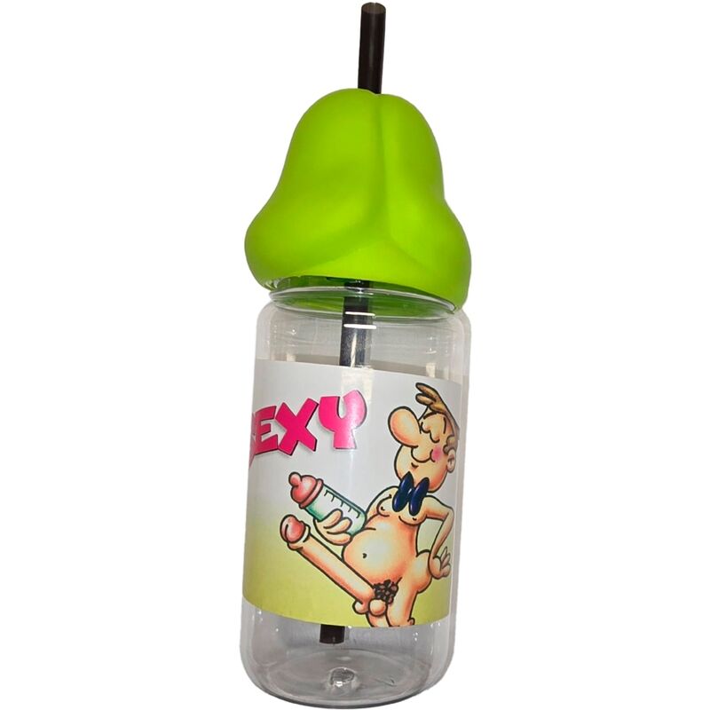 DIABLO PICANTE - BIBERÃO FORMA PÊNIS 360 ML VERDE