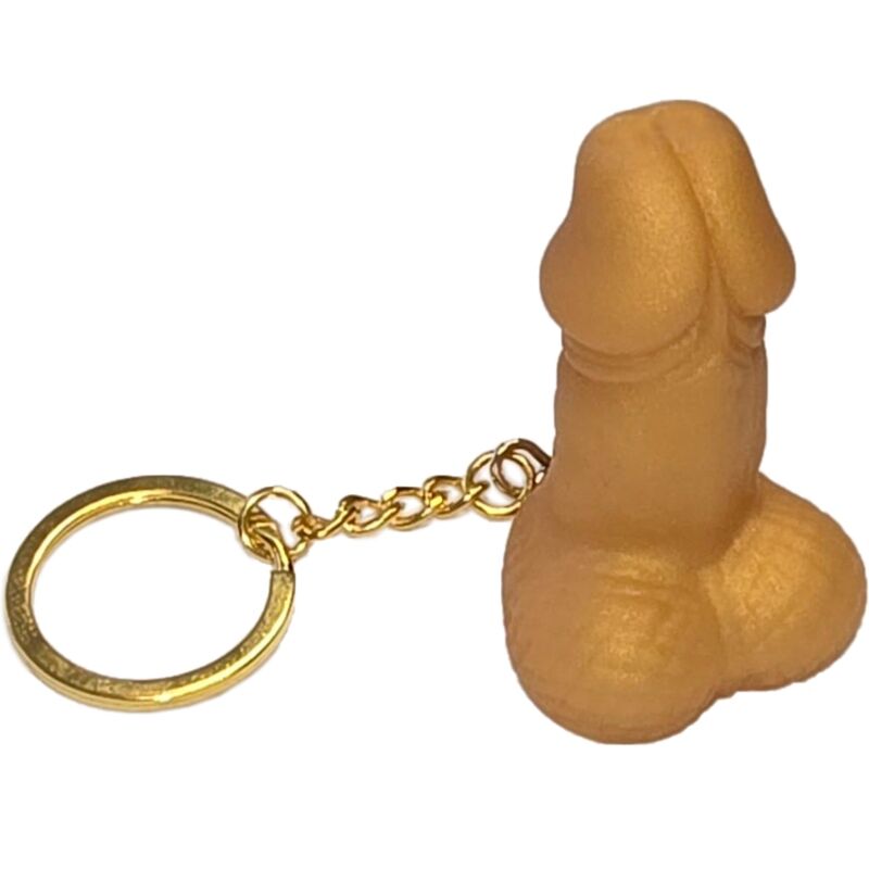 DIABLO PICANTE - CHAVEIRO FORMA PÊNIS DOURADO