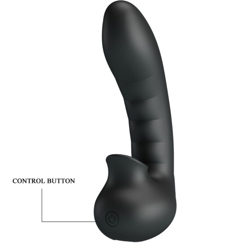 PRETTY LOVE - GILO VIBRADOR DE DEDO SILICONE PRETO