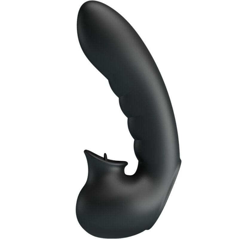 PRETTY LOVE - GILO VIBRADOR DE DEDO SILICONE PRETO
