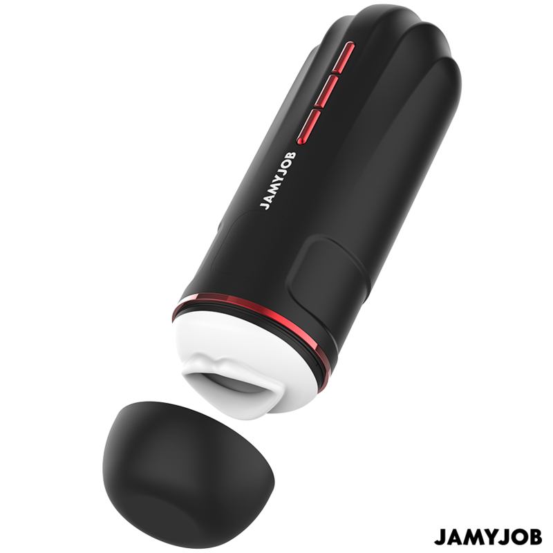 JAMYJOB - MEGABITE MASTURBADOR BOCA AUTOMÁTICO 5 MODOS ONDAS ESTIMULADORAS E VIBRAÇÃO