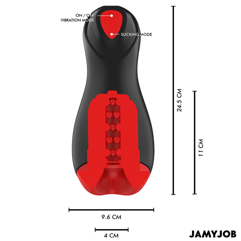 JAMYJOB - CORE-X MASTURBADOR AUTOMÁTICO 5 MODOS DE ONDAS ESTIMULADORAS E VIBRAÇÃO