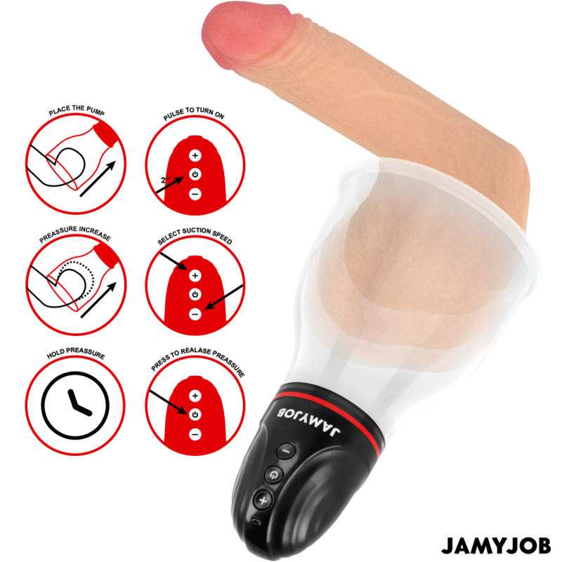 JAMYJOB - XPAND LITE BOMBA AUTOMÁTICA DE TESTÍCULOS 3 NÍVEIS DE ONDAS ESTIMULADORAS CINZA