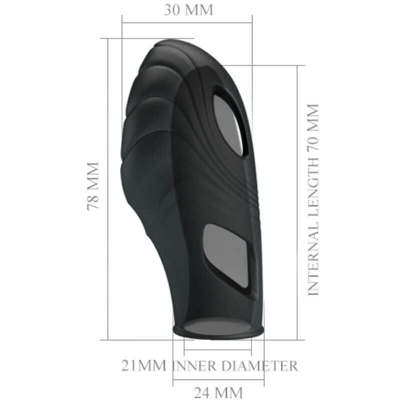 PRETTY LOVE - CENTAUR VIBRADOR RABBIT 30 MODOS DE VIBRAÇÃO ROXO