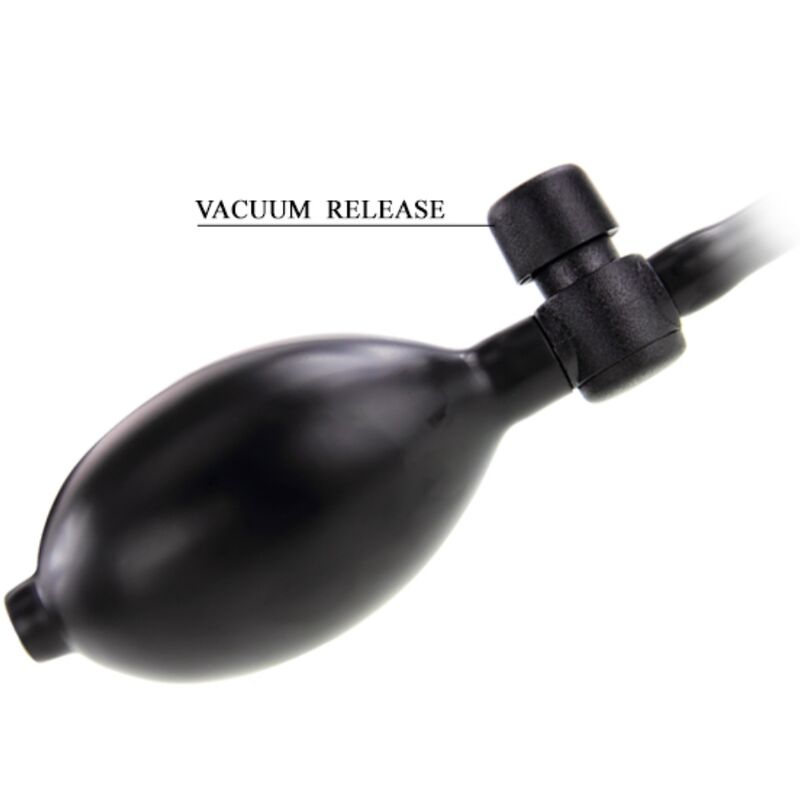 PRETTY LOVE - PLUG ANAL INSUFLÁVEL PRETO